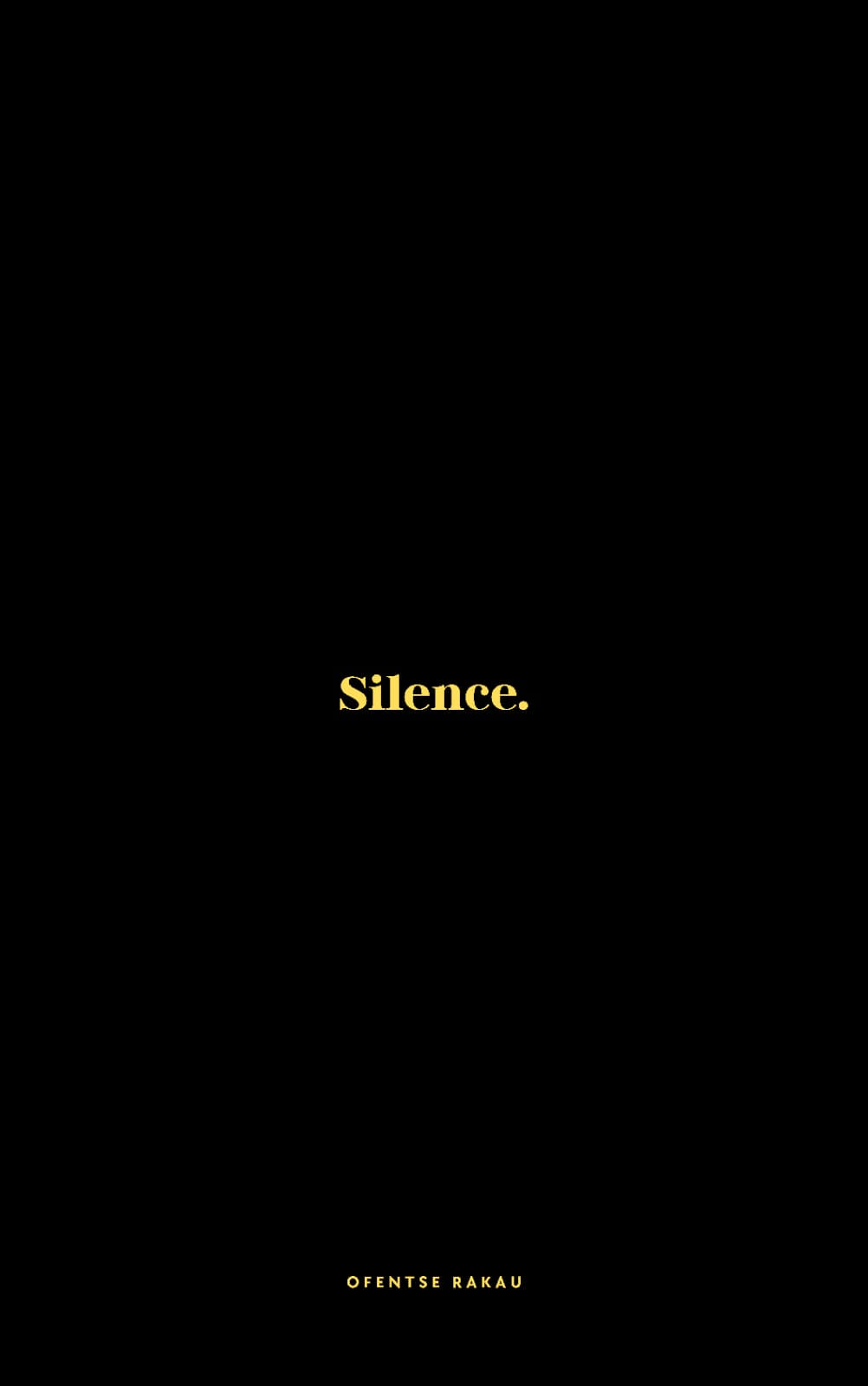 Silence (Ebook)
